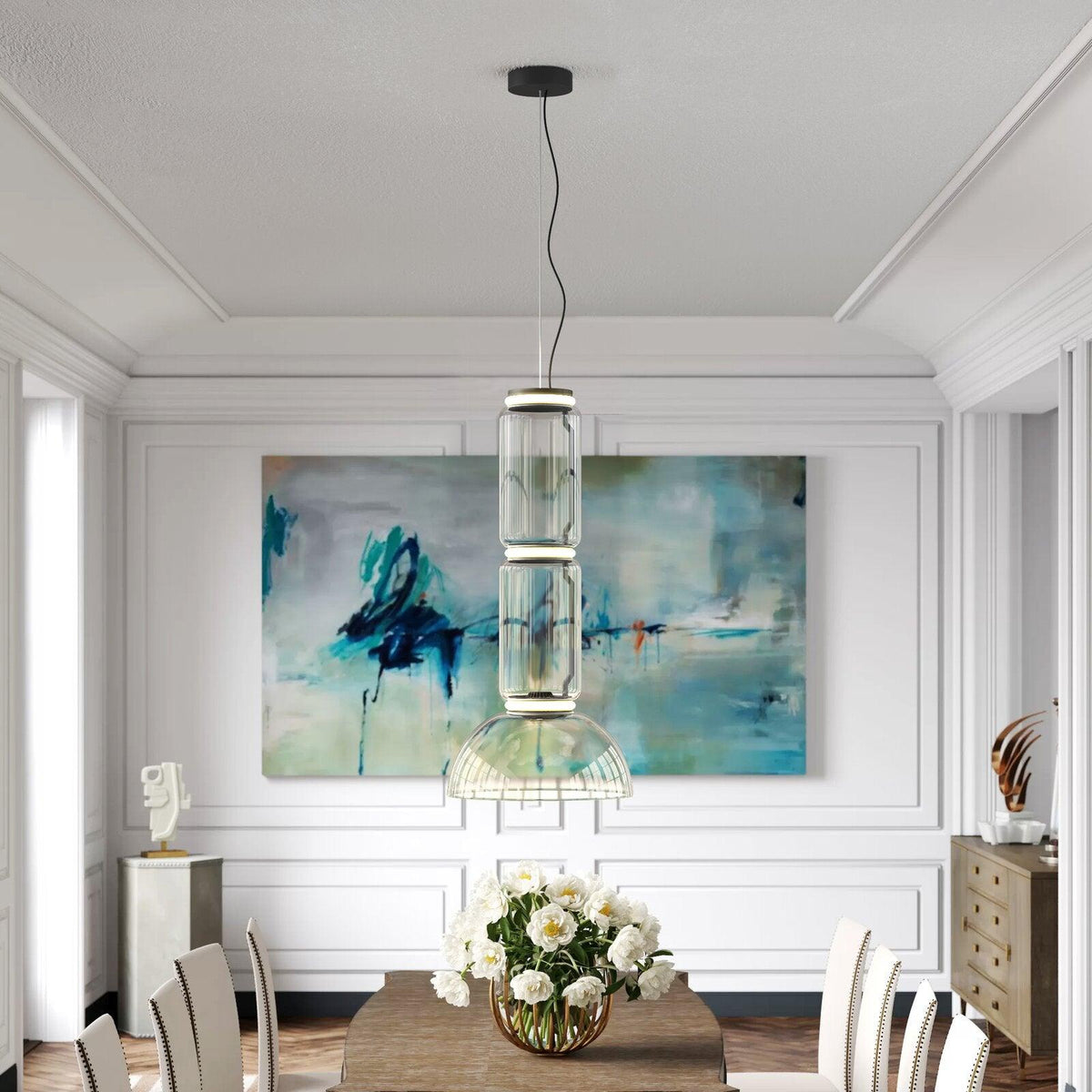 Adjustable Color Temp Industrial LED Pendant Light