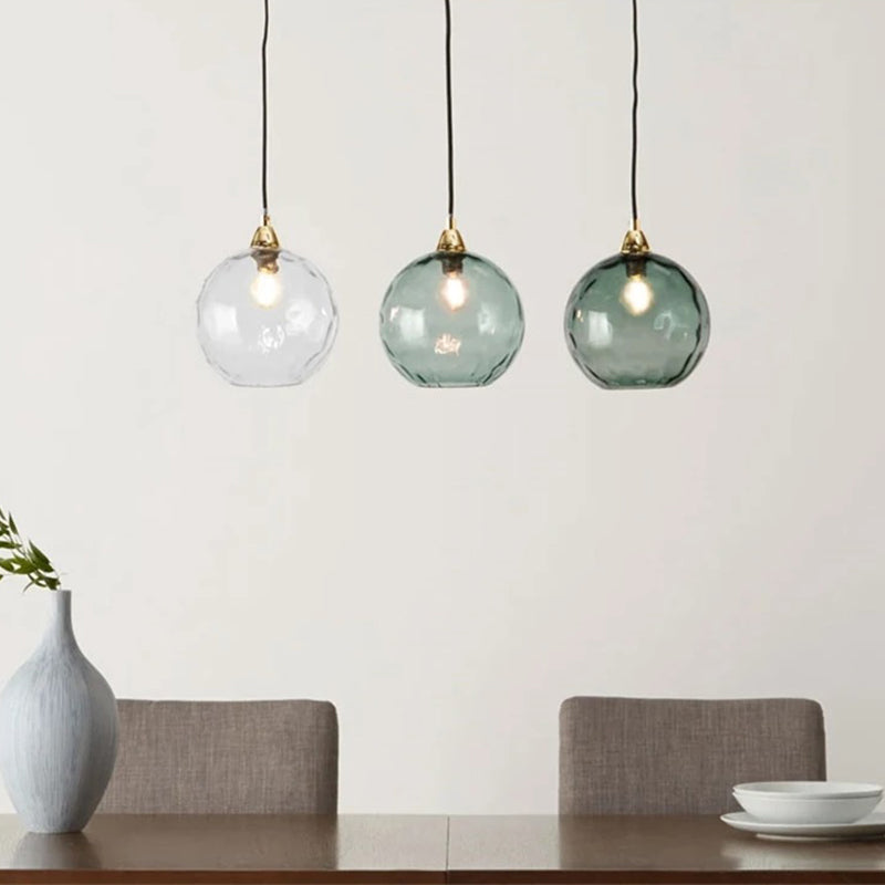 Water Ripple Effect Glass Pendant Light