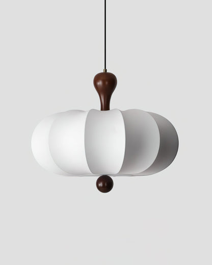 Lamp With Fabric Shade White Pendant