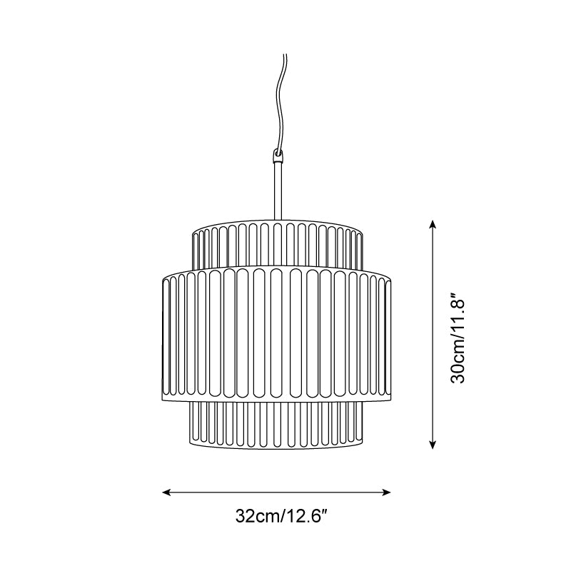 Pendant Light for Elegant Ambience Ribbed