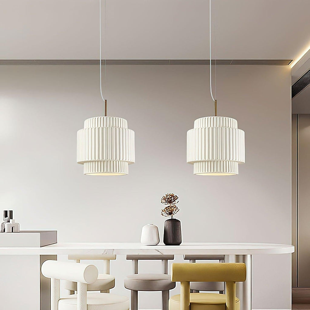 Pendant Light for Elegant Ambience Ribbed