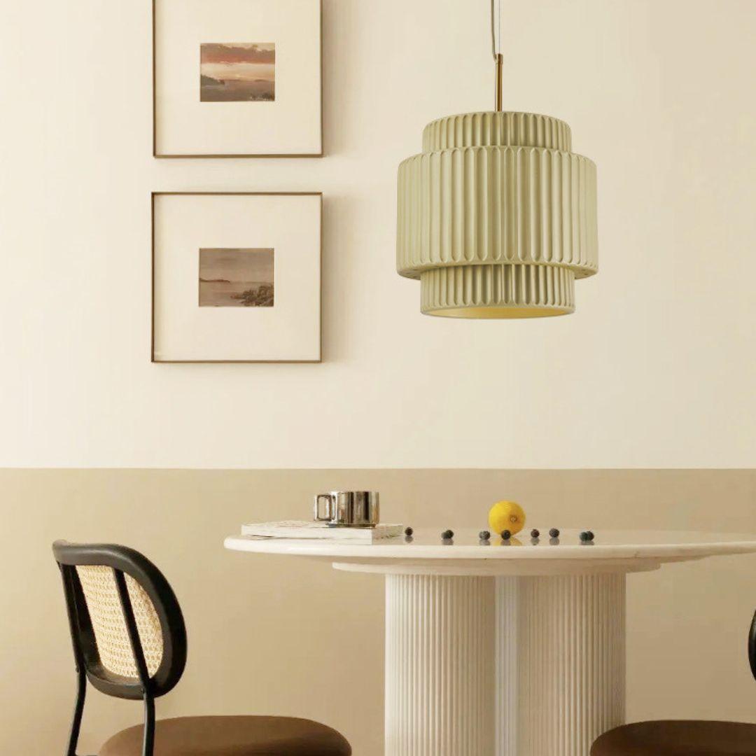 Pendant Light for Elegant Ambience Ribbed