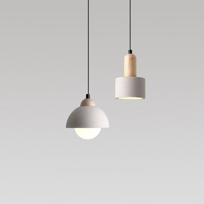 Light Pendant Cement Modern For Island Kitchen