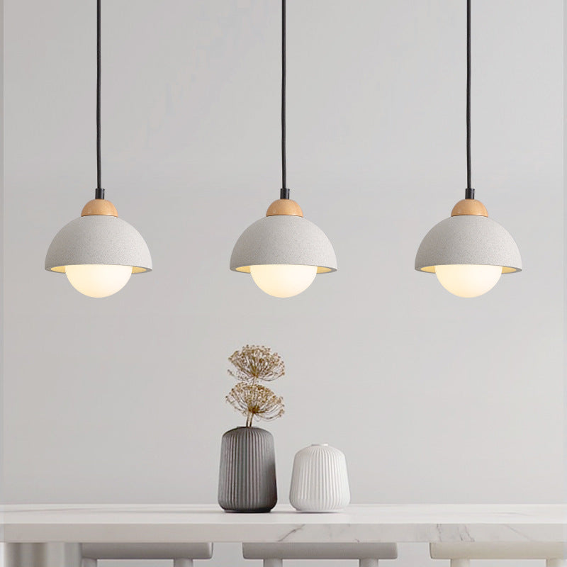 Light Pendant Cement Modern For Island Kitchen