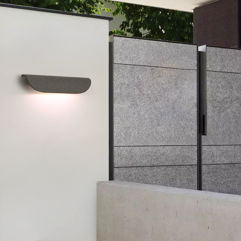LED COB Lamp Outdoor Waterproof Curved Wall Light