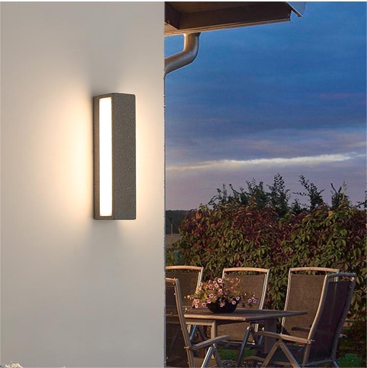 Outdoor Monochrome Led Wall Light For Exterior Use