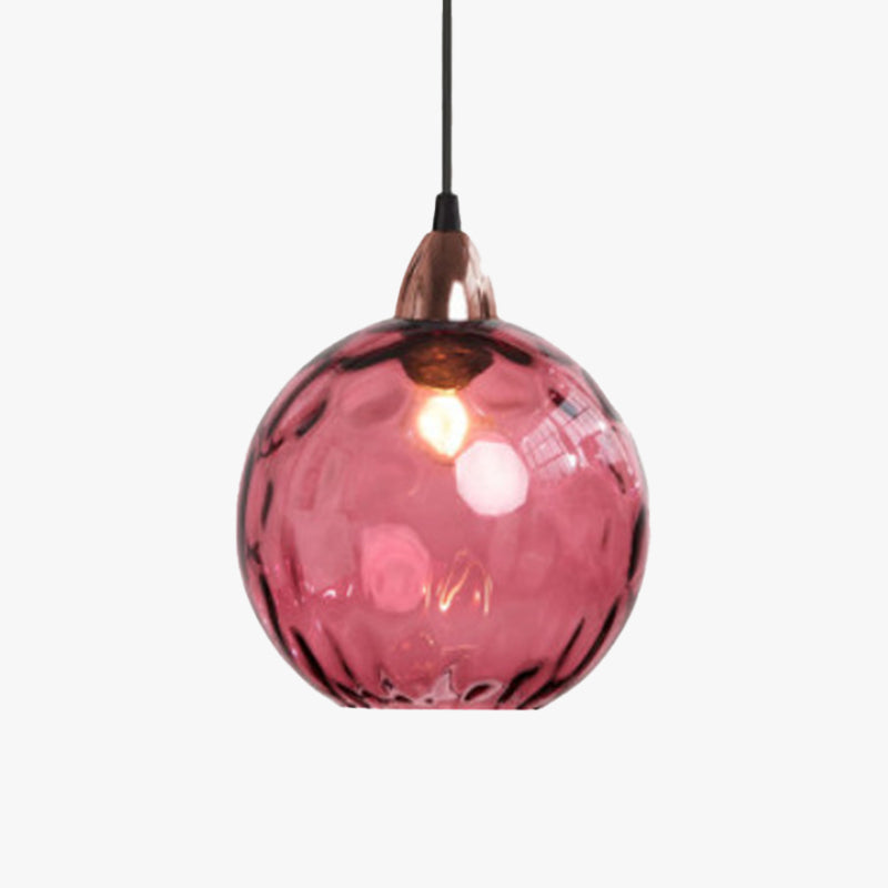 Water Ripple Effect Glass Pendant Light