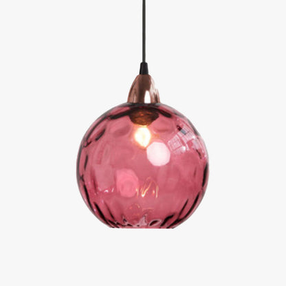 Water Ripple Effect Glass Pendant Light