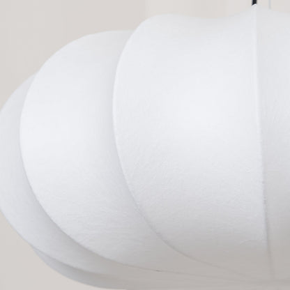 Pendant Linen Beige Pumpkin Light With Glow Soft