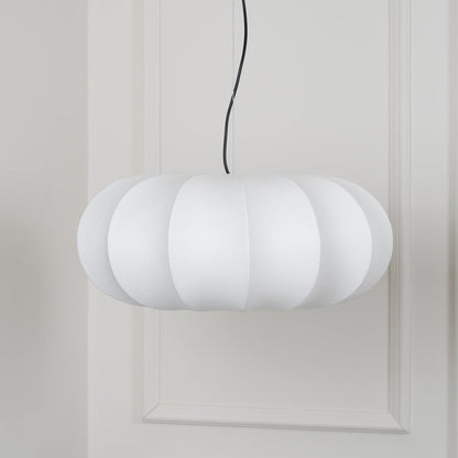 Pendant Linen Beige Pumpkin Light With Glow Soft