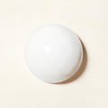 Minimalist Round Alabaster Wall Light With Subtle Veining