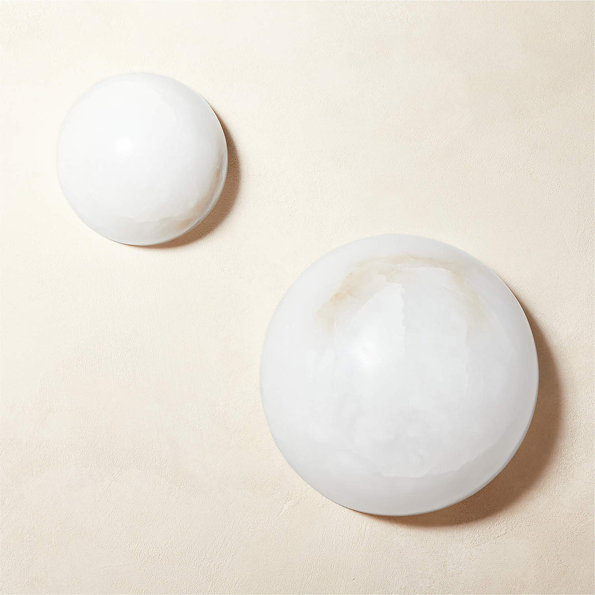 Alabaster Round Minimalist Wall Light For Bedroom And Living Room