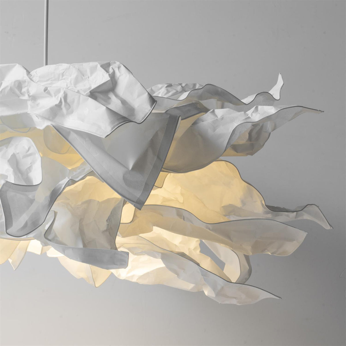 Pendant Light With Soft Ambient Glow Origami Paper