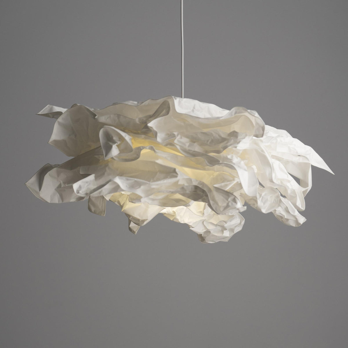 Pendant Light With Soft Ambient Glow Origami Paper