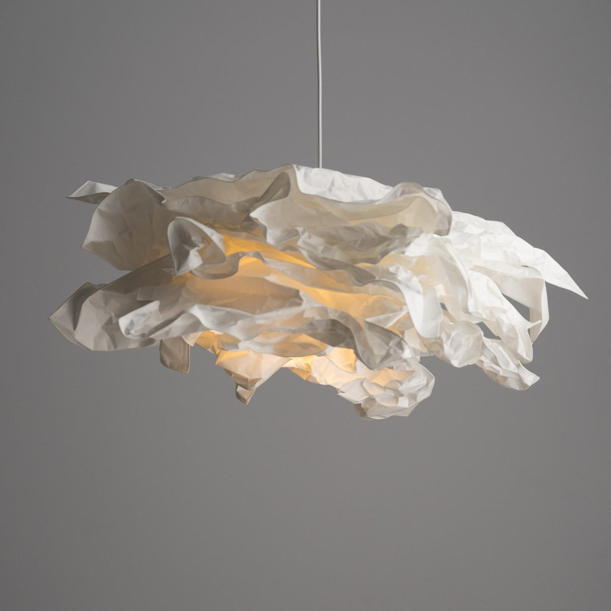 Pendant Light With Soft Ambient Glow Origami Paper