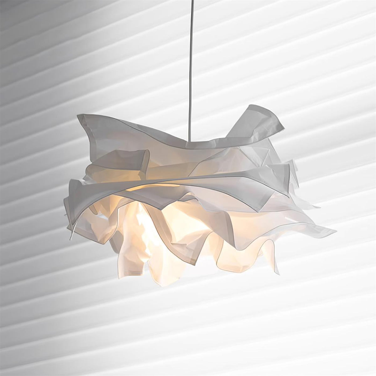 Pendant Light With Soft Ambient Glow Origami Paper