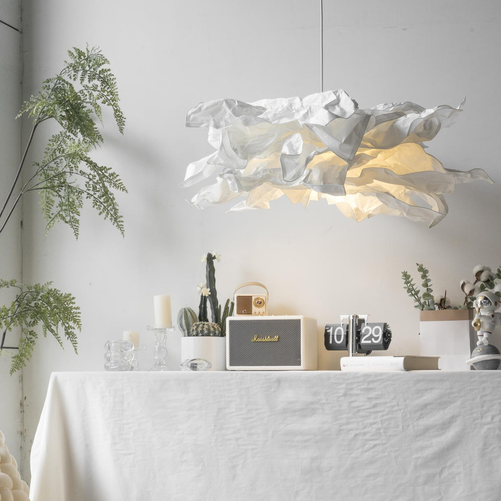 Pendant Light With Soft Ambient Glow Origami Paper