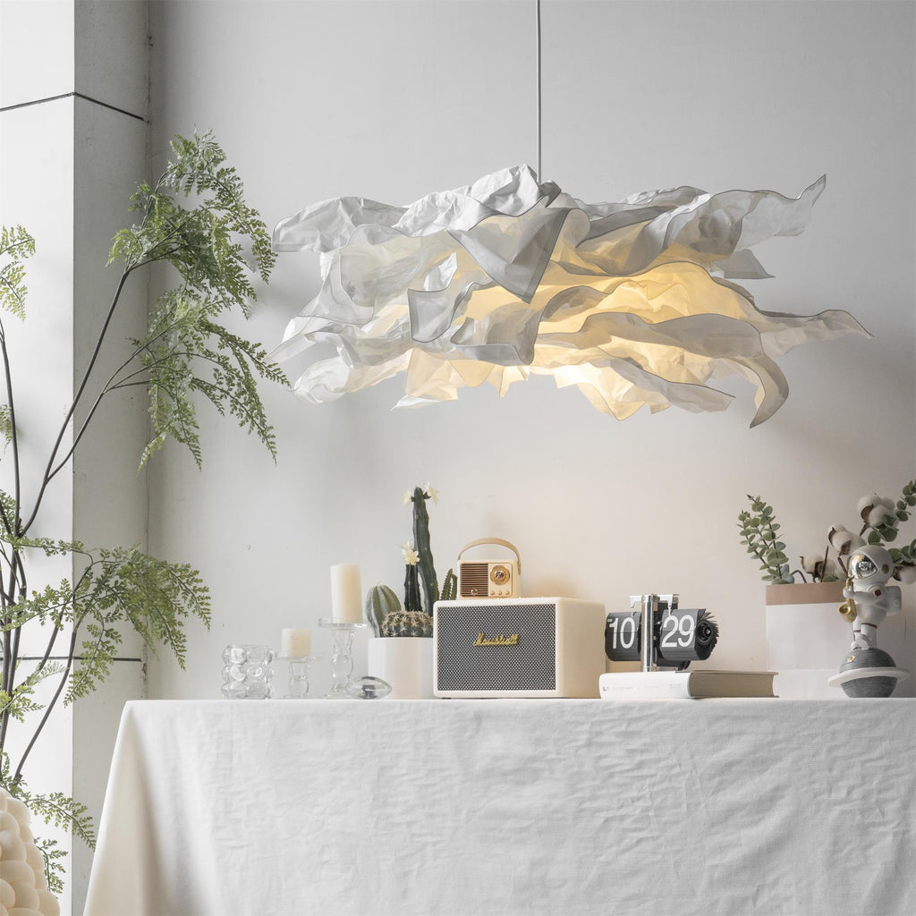 Pendant Light With Soft Ambient Glow Origami Paper