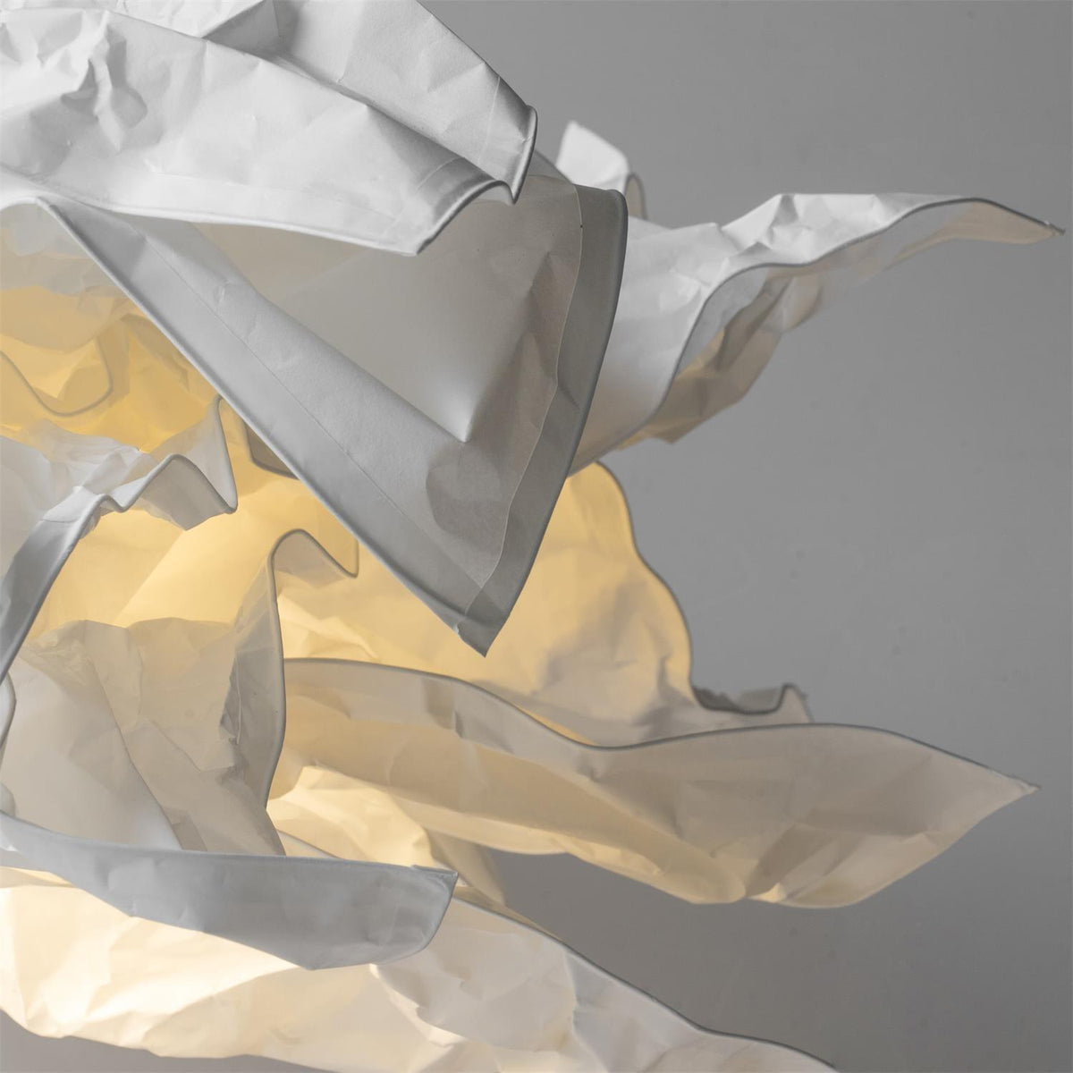 Pendant Light With Soft Ambient Glow Origami Paper