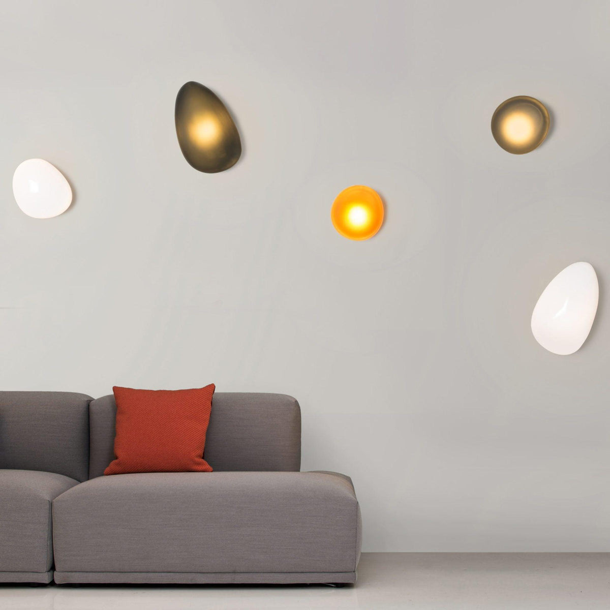 Living Room Wall Light Elegant Bubble Glass