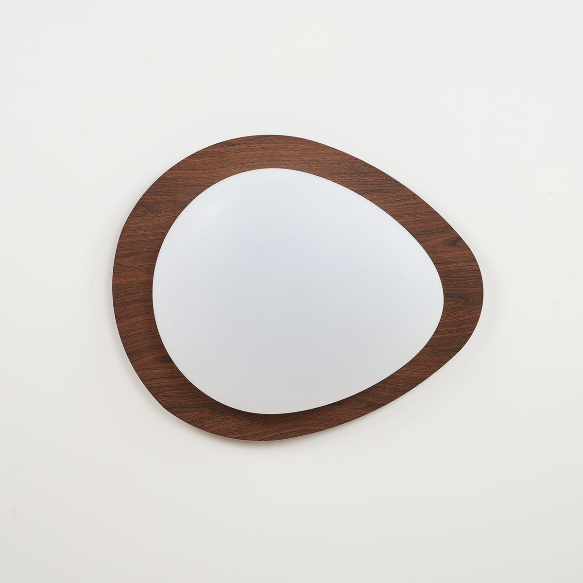Warm Ambience Walnut Pebble Ceiling Light
