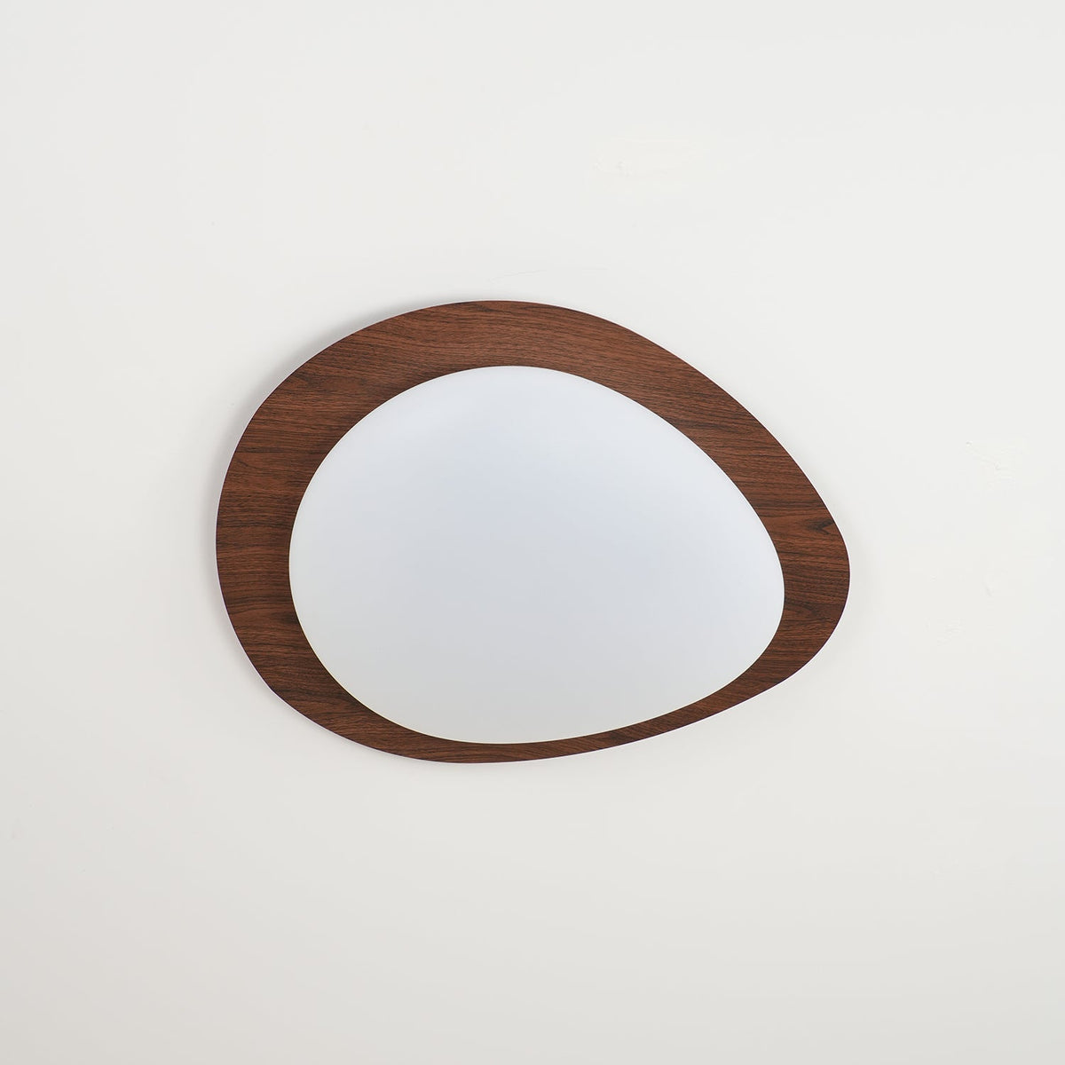 Warm Ambience Walnut Pebble Ceiling Light