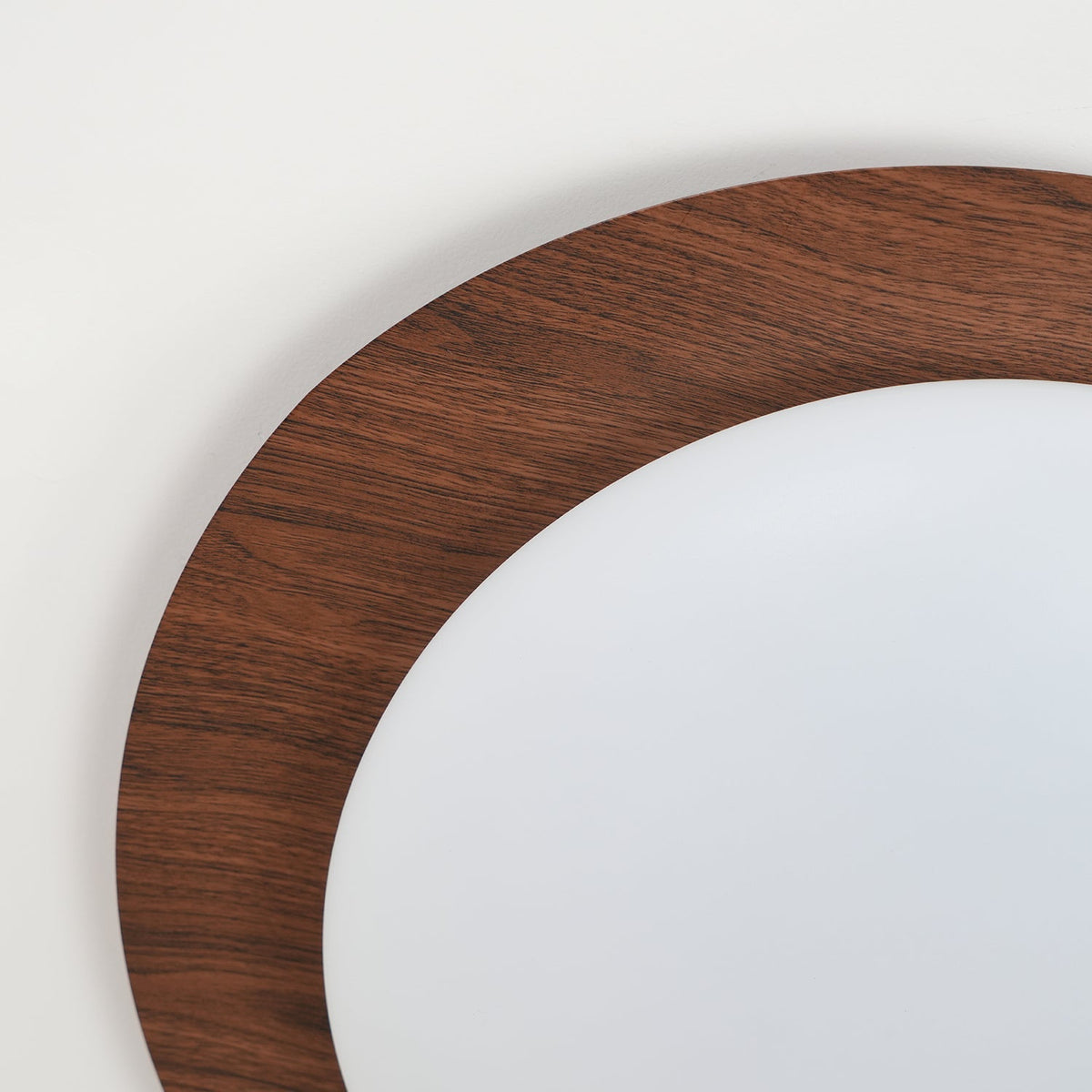 Warm Ambience Walnut Pebble Ceiling Light