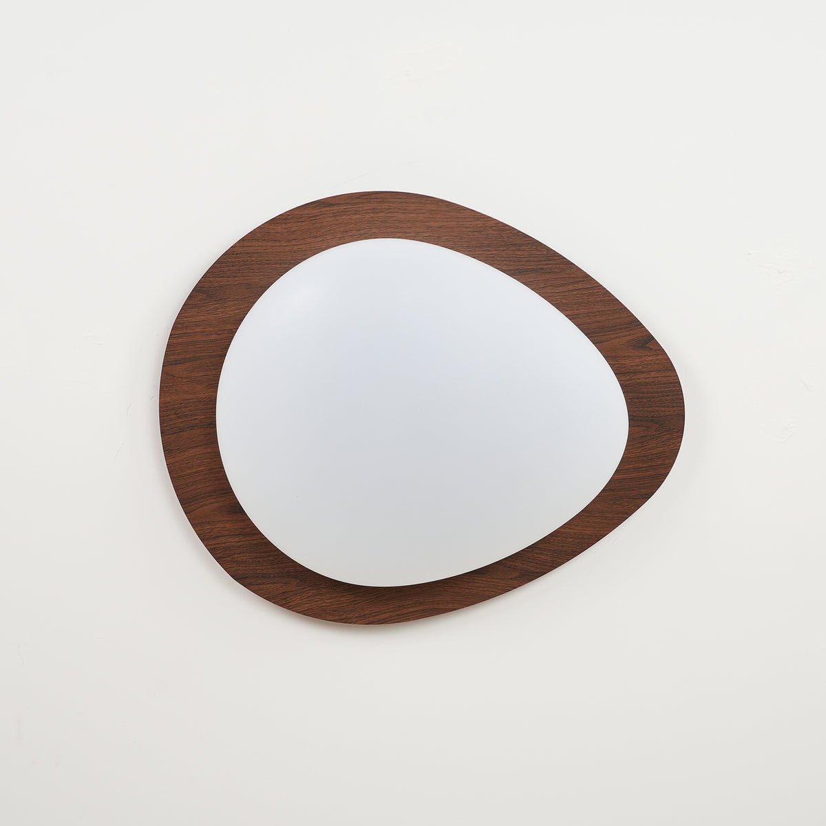 Warm Ambience Walnut Pebble Ceiling Light