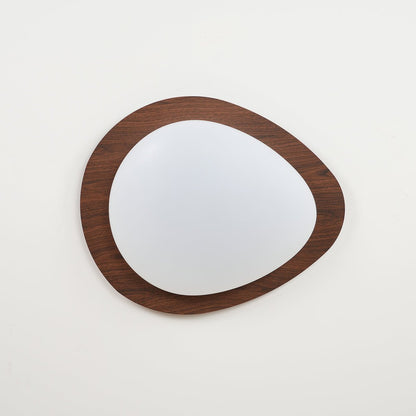 Warm Ambience Walnut Pebble Ceiling Light