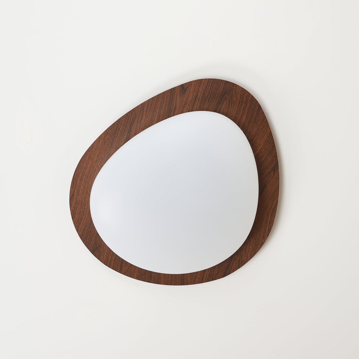 Warm Ambience Walnut Pebble Ceiling Light