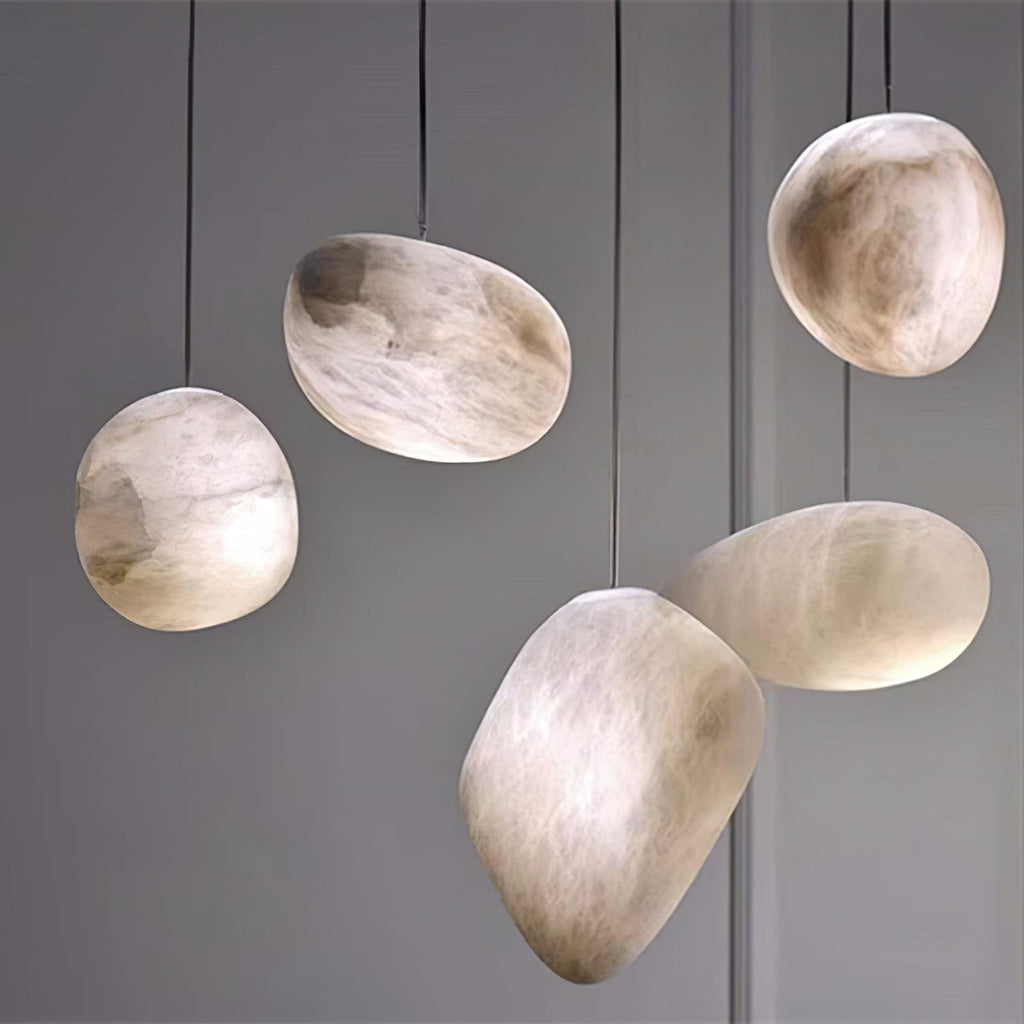 Soft Ambient Glow Nerida Alabaster Pendant Light