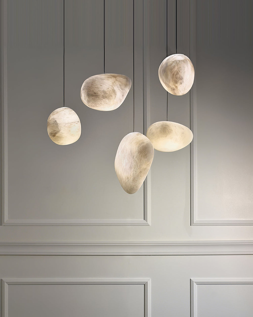 Soft Ambient Glow Nerida Alabaster Pendant Light