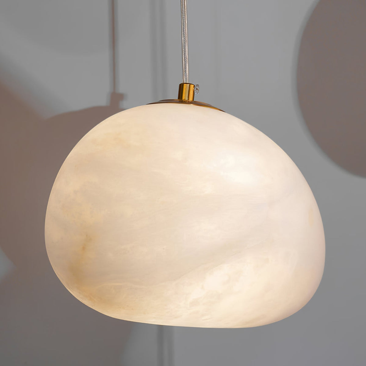 Soft Ambient Glow Nerida Alabaster Pendant Light