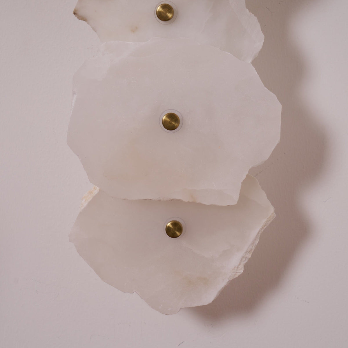 Gentle LED Glow Alabaster Bloom Wall Light