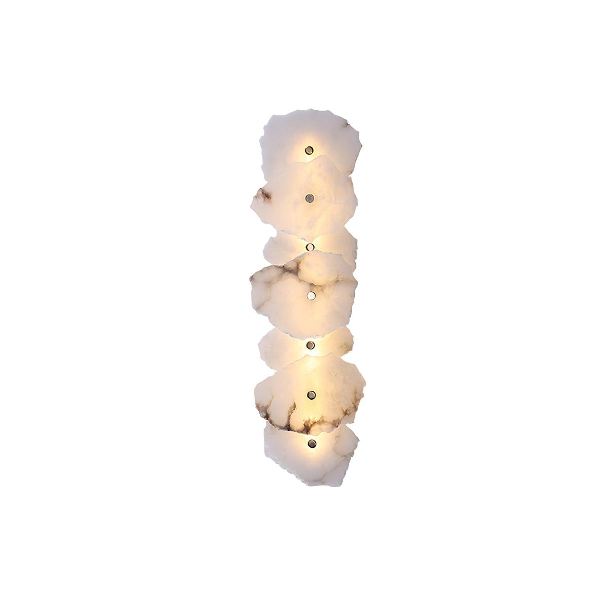 Gentle LED Glow Alabaster Bloom Wall Light