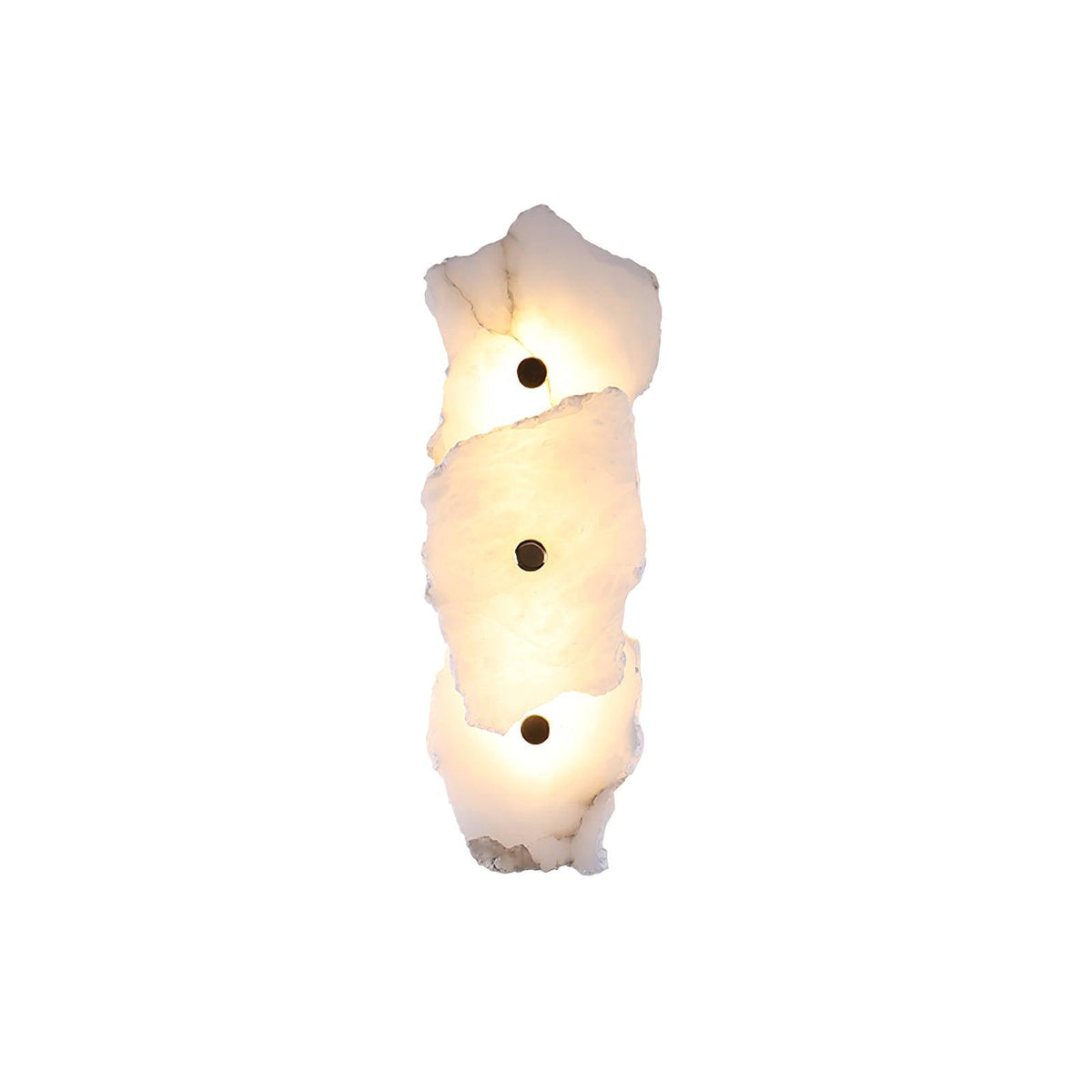 Gentle LED Glow Alabaster Bloom Wall Light