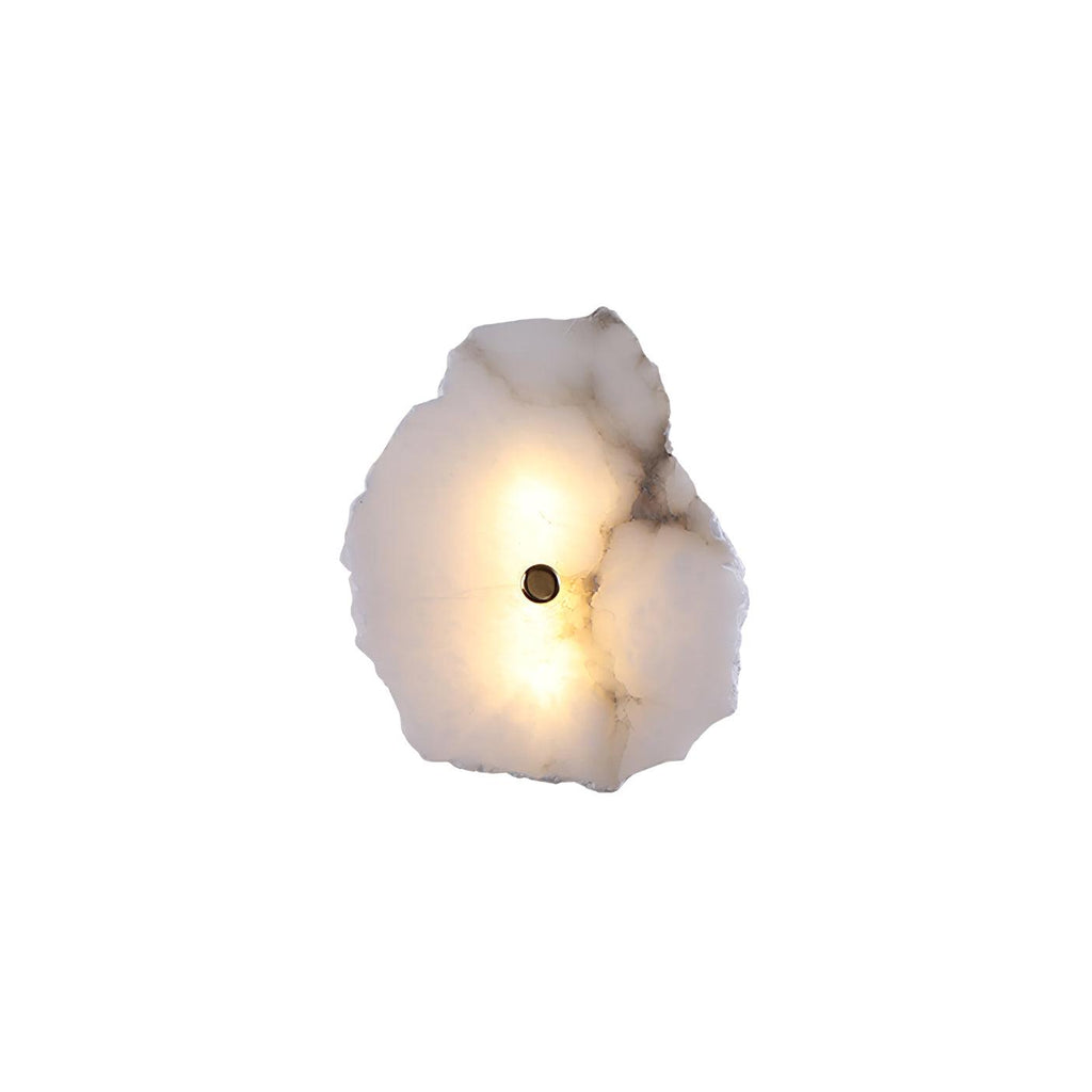 Soft LED Light Alabaster Floral Wall Lamp