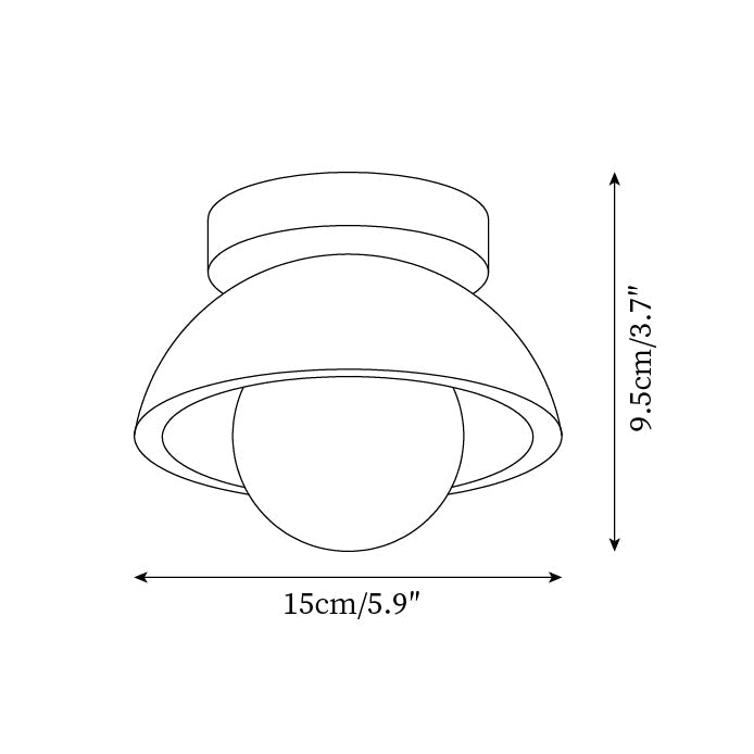 Ambient Light Wood Accent Travertine Pendant