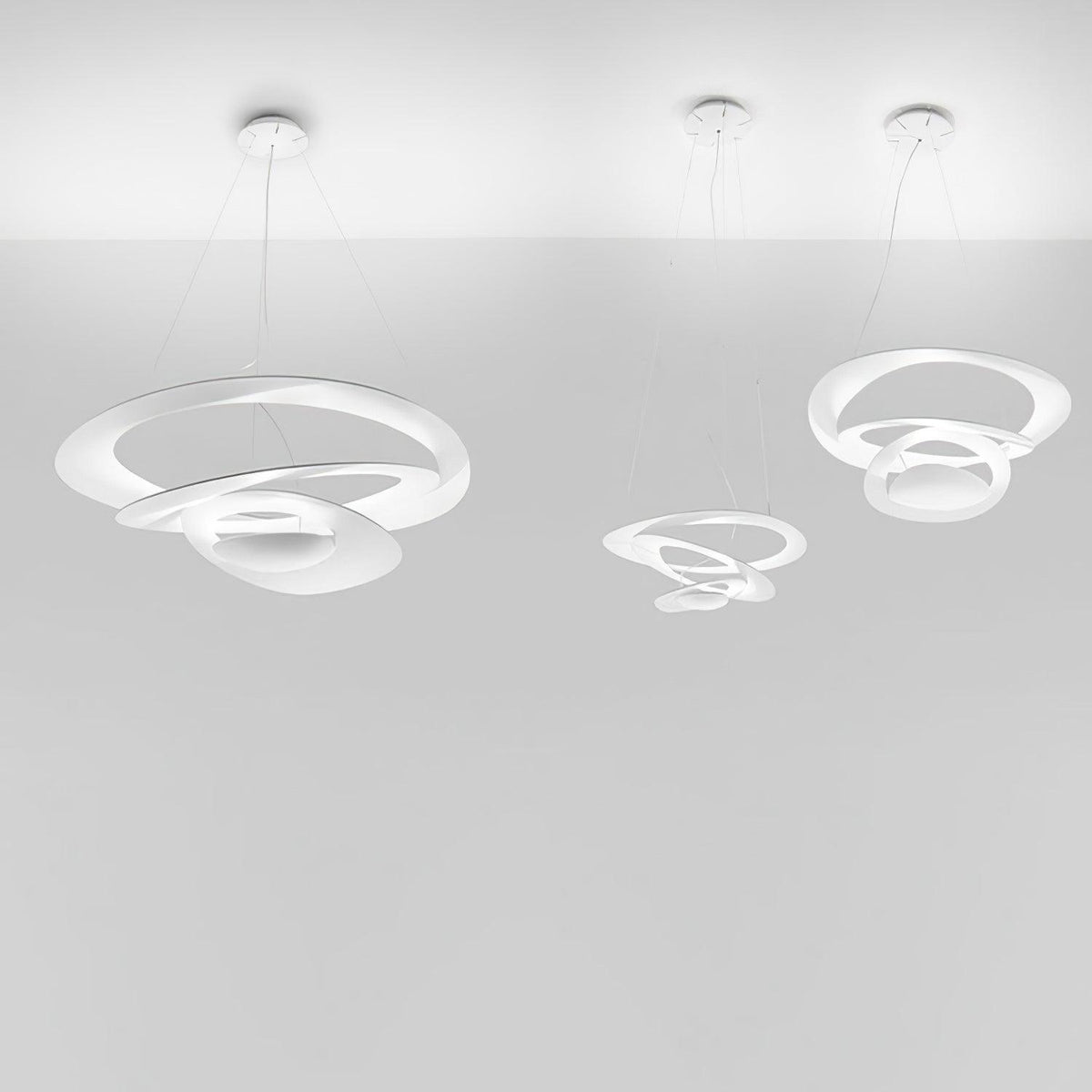 Warm Glow Modern Aluminum Lumenia Pendant Light