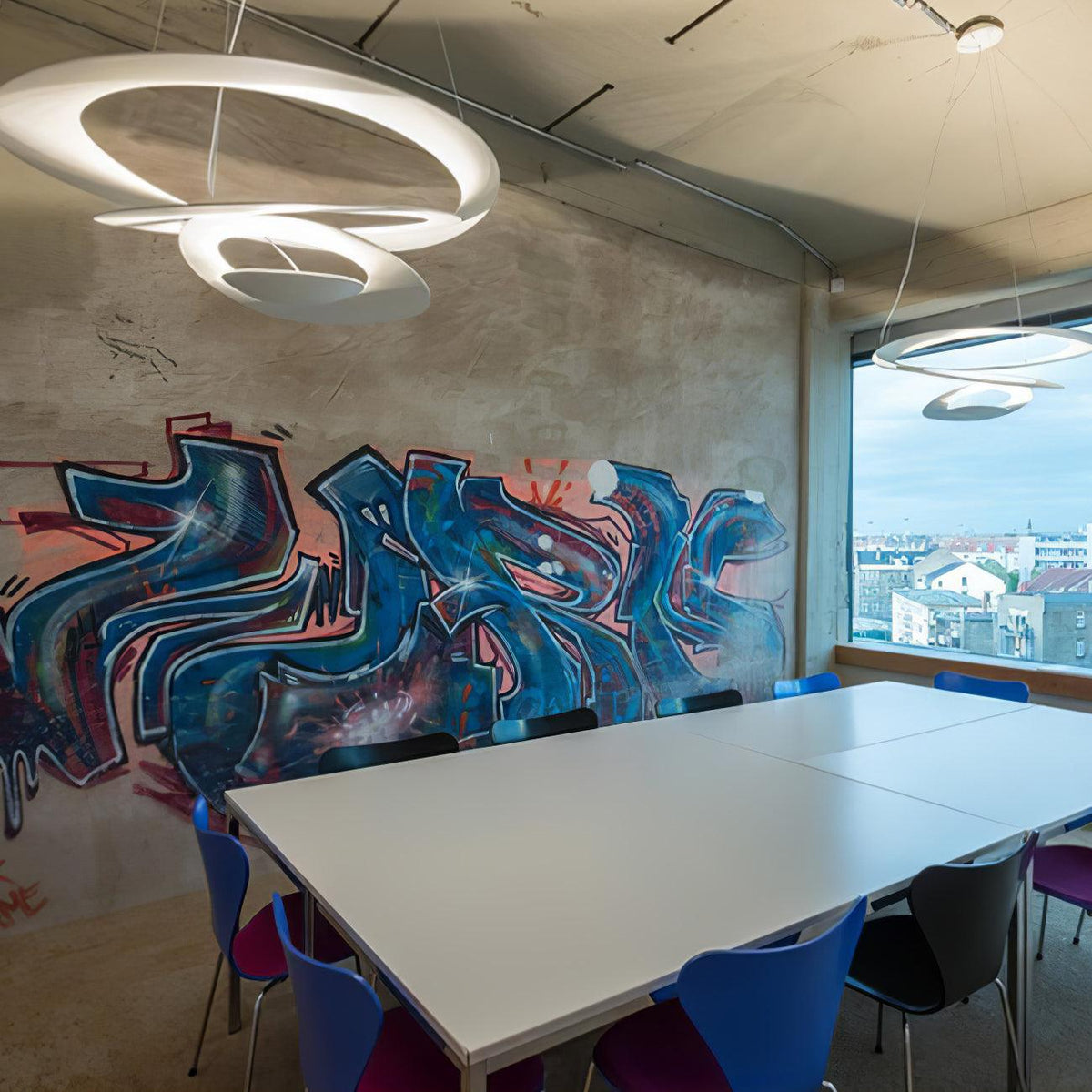Warm Glow Modern Aluminum Lumenia Pendant Light
