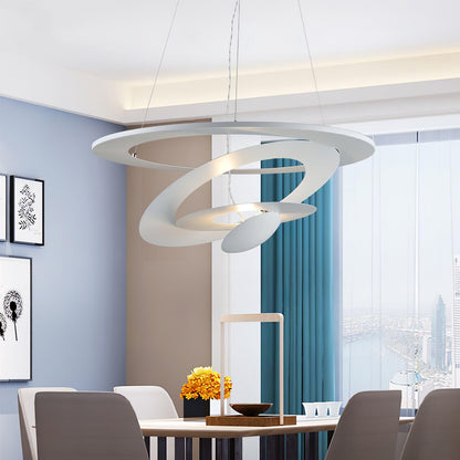 Warm Glow Modern Aluminum Lumenia Pendant Light