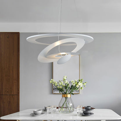 Warm Glow Modern Aluminum Lumenia Pendant Light