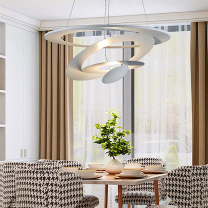 Warm Glow Modern Aluminum Lumenia Pendant Light