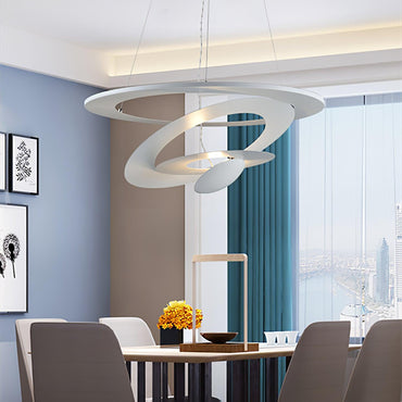 Warm Glow Modern Aluminum Lumenia Pendant Light