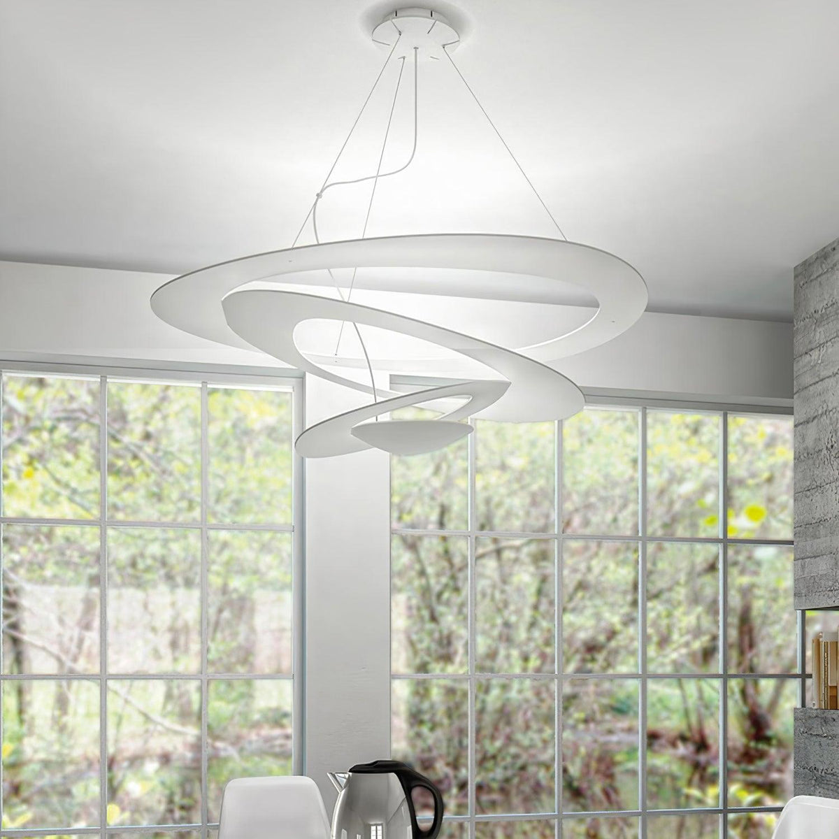 Warm Glow Modern Aluminum Lumenia Pendant Light
