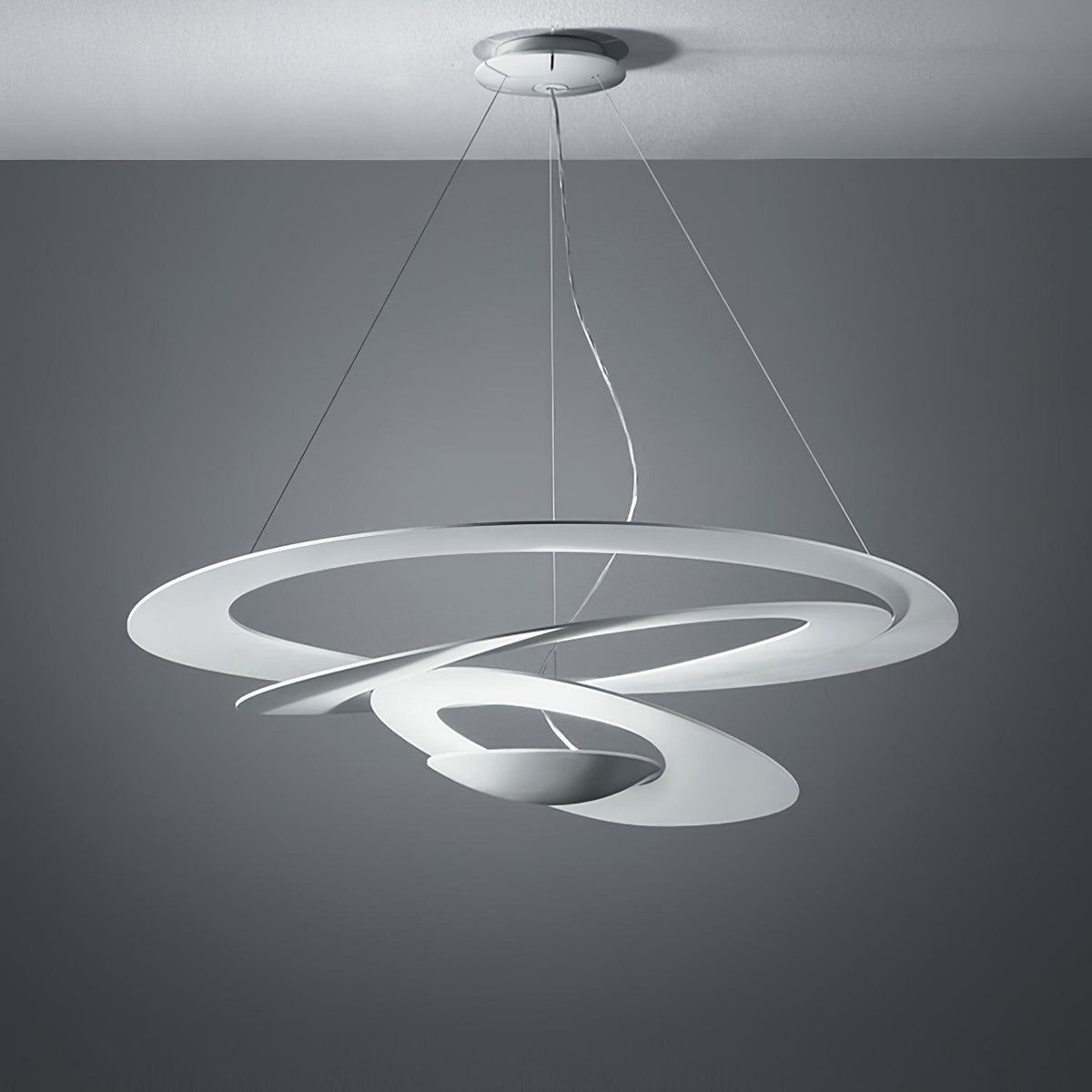 Warm Glow Modern Aluminum Lumenia Pendant Light
