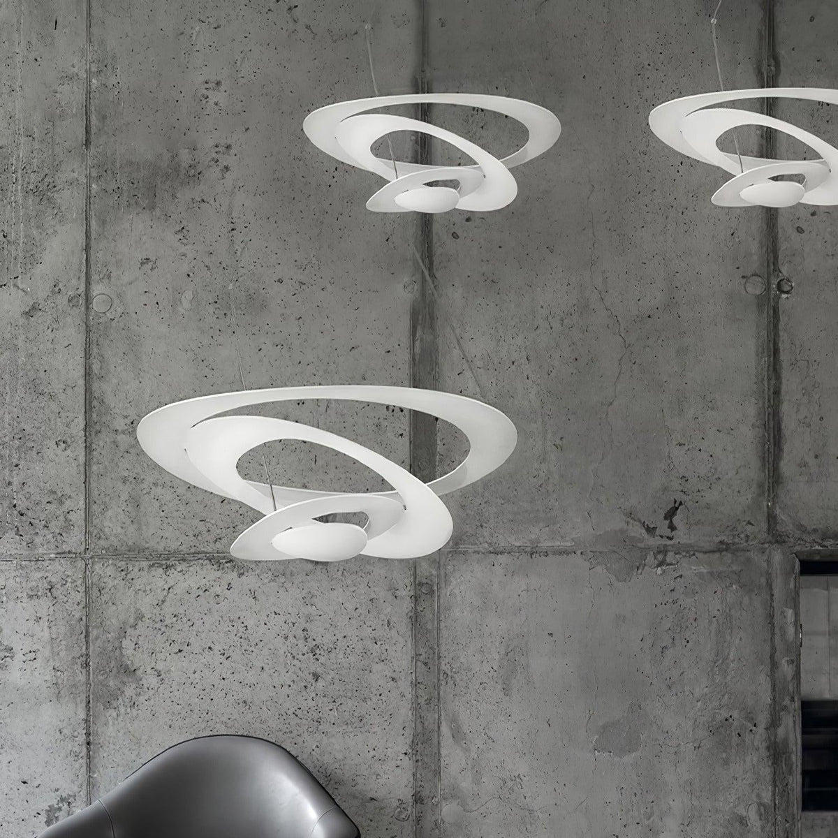 Warm Glow Modern Aluminum Lumenia Pendant Light