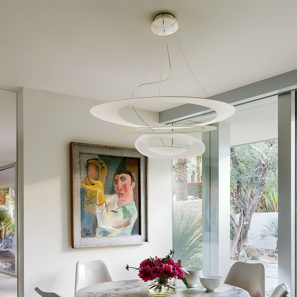 Warm Glow Modern Aluminum Lumenia Pendant Light