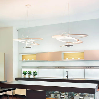 Warm Glow Modern Aluminum Lumenia Pendant Light