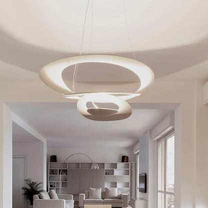 Warm Glow Modern Aluminum Lumenia Pendant Light